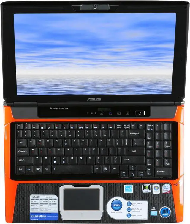 Alt view image 7 of 11 - ASUS Laptop G Series Intel Core 2 Duo P8700 4GB Memory 320GB HDD NVIDIA GeForce 9800M GS 15.4" Windows Vista Home Premium G50VT-X6