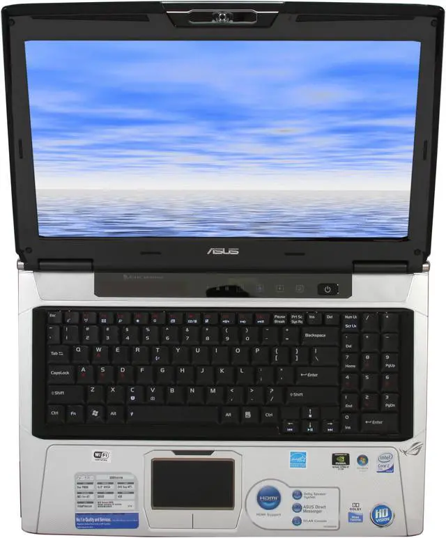 Alt view image 7 of 13 - ASUS Laptop G Series Intel Core 2 Duo P8600 4GB Memory 320GB HDD NVIDIA GeForce 9700M GT 15.6" Windows Vista Home Premium G50V-X5
