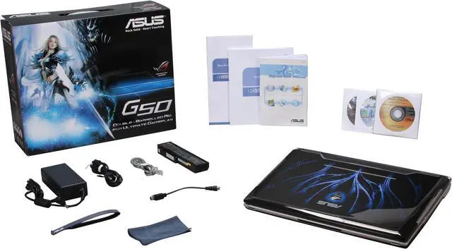 Alt view image 13 of 13 - ASUS Laptop G Series Intel Core 2 Duo P8600 4GB Memory 320GB HDD NVIDIA GeForce 9700M GT 15.6" Windows Vista Home Premium G50V-X5