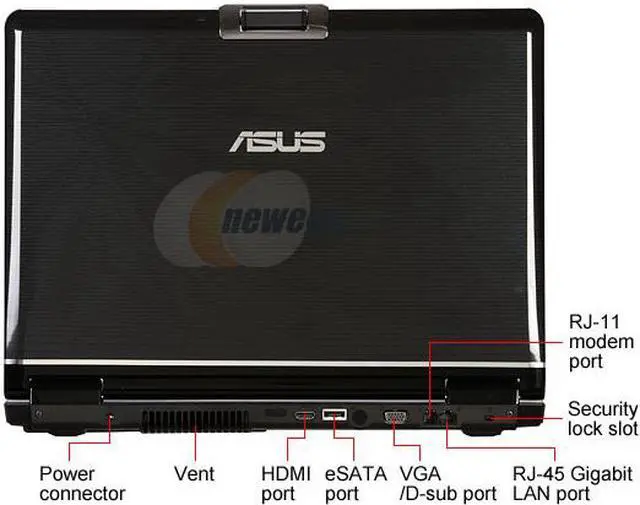 Alt view image 3 of 12 - ASUS Laptop M70 Series Intel Core 2 Duo T9550 4GB Memory 320GB HDD NVIDIA GeForce 9650M GT 17.0" Windows Vista Home Premium M70VN-X6