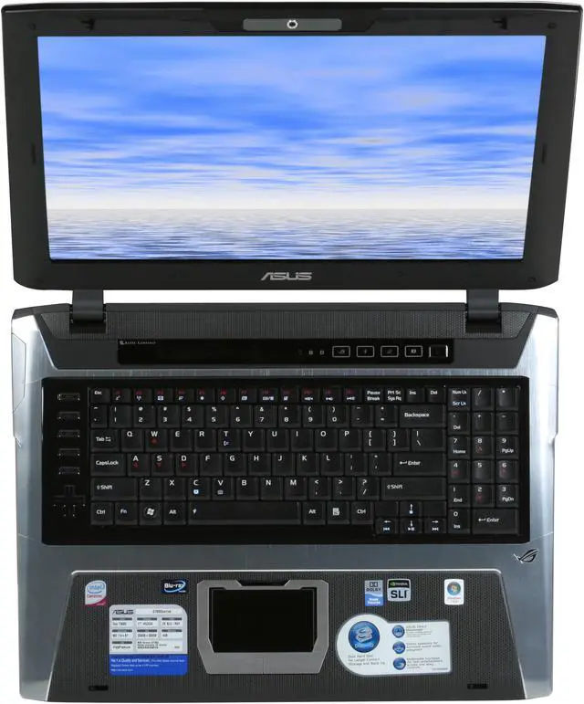 Alt view image 7 of 13 - ASUS Laptop G Series Intel Core 2 Duo T9500 4GB Memory 640GB HDD NVIDIA GeForce 9800M GTS 17.0" Windows Vista Home Premium 64-bit G70Sg-A3