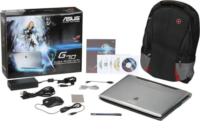 Alt view image 13 of 13 - ASUS Laptop G Series Intel Core 2 Duo T9500 4GB Memory 640GB HDD NVIDIA GeForce 9800M GTS 17.0" Windows Vista Home Premium 64-bit G70Sg-A3