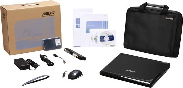 Alt view image 10 of 10 - ASUS Laptop F6 Series Intel Core 2 Duo T9550 4GB Memory 320GB HDD ATI Mobility Radeon HD 4570 13.3" Windows Vista Home Premium F6Ve-B1