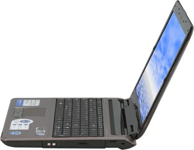 Alt view image 2 of 12 - ASUS Laptop N50 Series Intel Core 2 Duo T9550 4GB Memory 320GB HDD NVIDIA GeForce 9650M GT 15.4" Windows Vista Home Premium N50Vn-D1