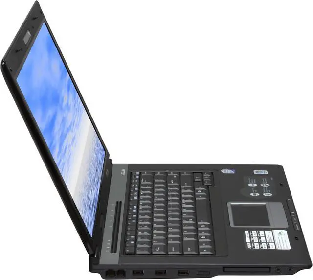 Alt view image 3 of 11 - ASUS Laptop Intel Core 2 Duo T5800 2GB Memory 250GB HDD NVIDIA GeForce 8200M 15.4" Windows Vista Business w/ XP Pro downgrade CD X59GL-B1