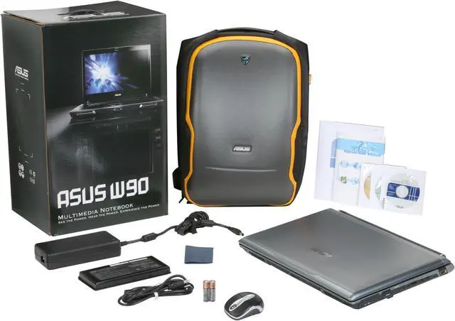 Alt view image 12 of 12 - ASUS Laptop W90 Series Intel Core 2 Duo T9600 6GB Memory 320GB HDD ATI Mobility Radeon HD 4870 X2 18.4" Windows Vista Home Premium 64-bit W90Vp-X1