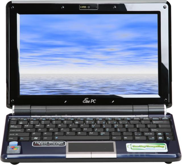 Alt view image 6 of 12 - ASUS Eee PC EPC1000HE-BLU002X Blue Intel Atom N280(1.66 GHz) 10.0" WSVGA 1GB Memory 160GB HDD Netbook
