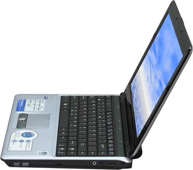 Alt view image 2 of 12 - ASUS Laptop N20 Series Intel Core 2 Duo P8600 4GB Memory 250GB HDD Intel GMA 4500MHD 12.1" Windows Vista Home Premium N20A-X1