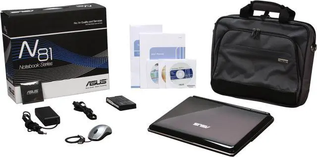Alt view image 12 of 12 - ASUS Laptop N81 Series Intel Core 2 Duo T9550 4GB Memory 320GB HDD ATI Mobility Radeon HD 4650 14.1" Windows Vista Home Premium N81Vp-C1