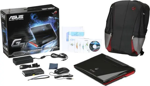 Alt view image 14 of 14 - ASUS Laptop G Series Intel Core 2 Quad Q9000 6GB Memory 640GB HDD NVIDIA GeForce 9800M GS 17.0" Windows Vista Home Premium 64-bit G71G-Q2