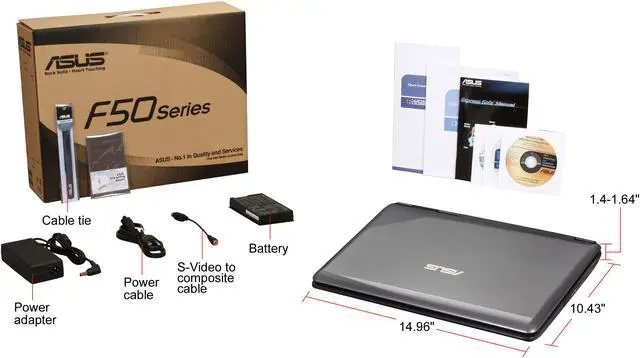 Alt view image 12 of 12 - ASUS Laptop Intel Core 2 Duo T6400 4GB Memory 320GB HDD NVIDIA GeForce GT 120M 16.0" Windows Vista Home Premium F50SV-X1