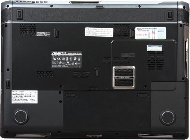 Alt view image 12 of 13 - ASUS Laptop W90 Series Intel Core 2 Quad Q9000 6GB Memory 320GB HDD ATI Mobility Radeon HD 4870 X2 18.4" Windows Vista Home Premium 64-bit W90Vp-X2