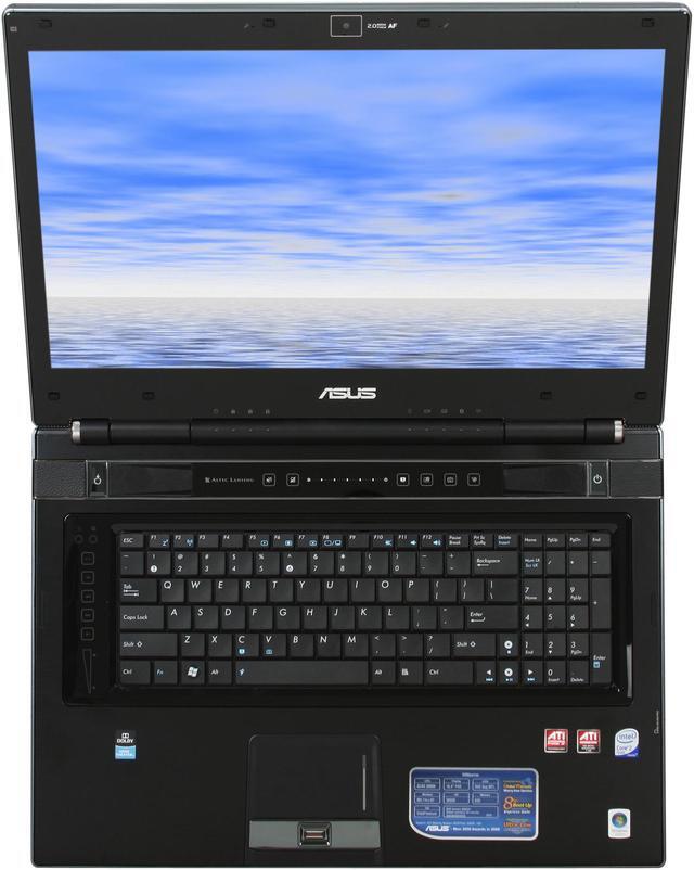 Alt view image 7 of 13 - ASUS Laptop W90 Series Intel Core 2 Quad Q9000 6GB Memory 320GB HDD ATI Mobility Radeon HD 4870 X2 18.4" Windows Vista Home Premium 64-bit W90Vp-X2
