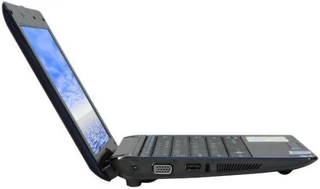 Alt view image 4 of 6 - ASUS Eee PC Seashell 1005HA-VU1X-BU Royal Blue Intel Atom N270(1.60 GHz) 10.1" WSVGA 1GB Memory 160GB HDD Netbook