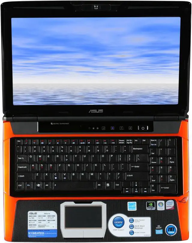 Alt view image 6 of 8 - ASUS Laptop G Series Intel Core 2 Duo P8600 4GB Memory 320GB HDD NVIDIA GeForce 9800M GS 15.6" Windows Vista Home Premium 64-bit G50VT-X8TW