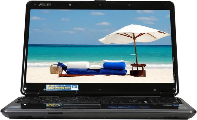 Alt view image 5 of 8 - ASUS Laptop F50 Series Intel Core 2 Duo T6500 4GB Memory 320GB HDD NVIDIA GeForce GT 220M 16.0" Windows Vista Home Premium F50Sf-X1A