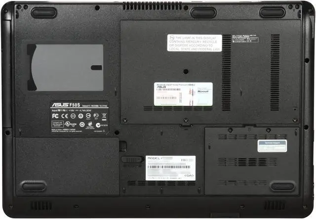 Alt view image 7 of 8 - ASUS Laptop F50 Series Intel Core 2 Duo T6500 4GB Memory 320GB HDD NVIDIA GeForce GT 220M 16.0" Windows Vista Home Premium F50Sf-X1A
