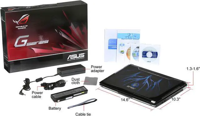 Alt view image 8 of 8 - ASUS Laptop G Series Intel Core 2 Duo P8700 4GB Memory 320GB HDD NVIDIA GeForce GTX 260M 15.6" Windows Vista Home Premium 64-bit G51VX-X1A