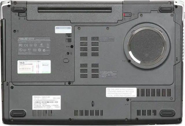 Alt view image 7 of 8 - ASUS Laptop G Series Intel Core 2 Duo T9600 4GB Memory 320GB HDD NVIDIA GeForce GTX 260M 15.6" Windows Vista Home Premium 64-bit G51VX-X2A