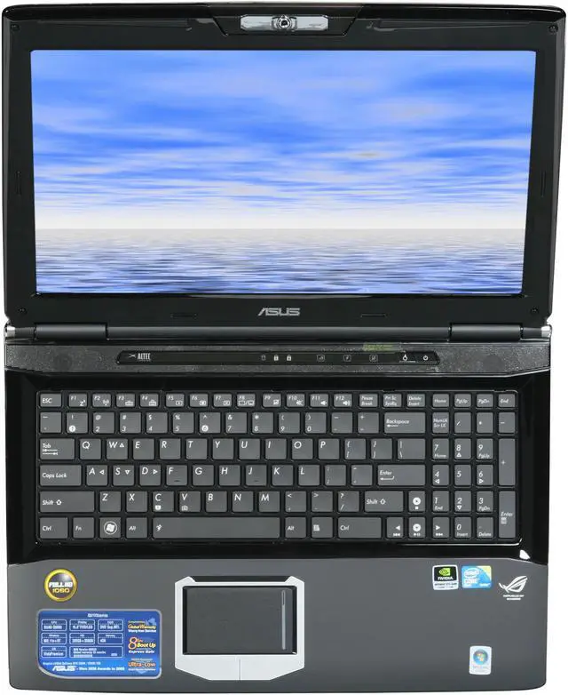 Alt view image 6 of 8 - ASUS Laptop G Series Intel Core 2 Quad Q9000 4GB Memory 640GB HDD NVIDIA GeForce GTX 260M 15.6" Windows Vista Home Premium 64-bit G51Vx-A1