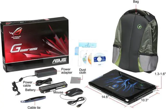 Alt view image 8 of 8 - ASUS Laptop G Series Intel Core 2 Quad Q9000 4GB Memory 640GB HDD NVIDIA GeForce GTX 260M 15.6" Windows Vista Home Premium 64-bit G51Vx-A1