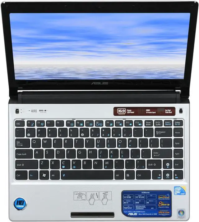 Alt view image 6 of 8 - ASUS Laptop UL30 Series Intel Core 2 Duo SU7300 4GB Memory 320GB HDD Intel GMA 4500MHD 13.3" Windows Vista Home Premium UL30A-X3