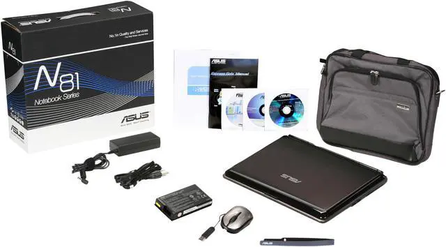 Alt view image 8 of 8 - ASUS Laptop N81 Series Intel Core 2 Duo T9600 4GB Memory 320GB HDD ATI Mobility Radeon HD 4650 14.0" Windows 7 Home Premium 64-bit N81Vp-D2