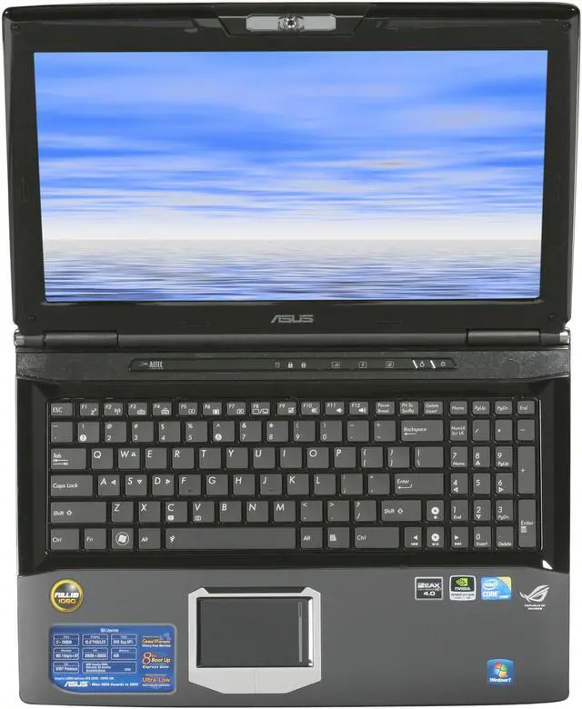 Alt view image 6 of 8 - ASUS Laptop G Series Intel Core i7-720QM 4GB Memory 640GB HDD NVIDIA GeForce GTX 260M 15.6" Windows 7 Home Premium 64-bit G51J-A1