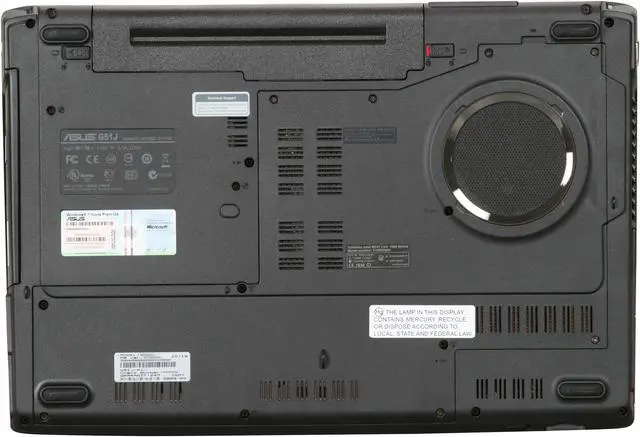 Alt view image 7 of 8 - ASUS Laptop G Series Intel Core i7-720QM 4GB Memory 640GB HDD NVIDIA GeForce GTX 260M 15.6" Windows 7 Home Premium 64-bit G51J-A1
