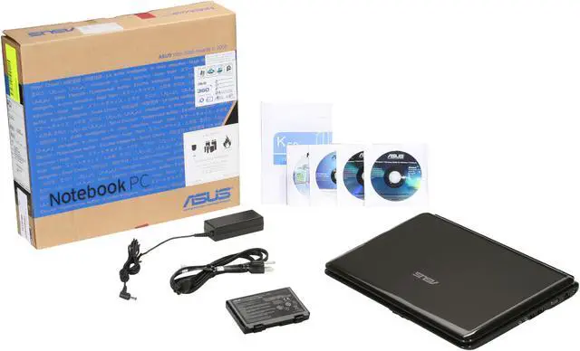 Alt view image 8 of 8 - ASUS Laptop K50 Series Intel Core 2 Duo T6600 4GB Memory 320GB HDD Intel GMA 4500M 15.6" Windows 7 Home Premium K50IJ-D2