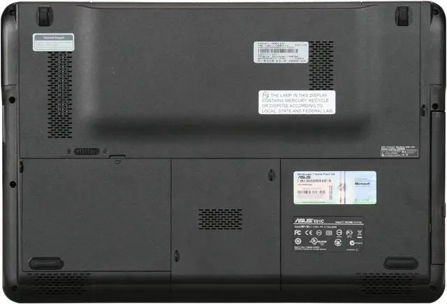 Alt view image 7 of 8 - ASUS Laptop Intel Core 2 Duo P8700 4GB Memory 320GB HDD NVIDIA GeForce GT 220M 16.0" Windows 7 Home Premium K61IC-A1