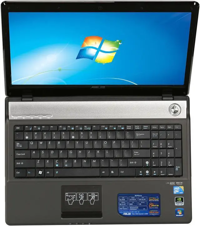 Alt view image 6 of 8 - ASUS Laptop N61 Series Intel Core 2 Duo P8700 4GB Memory 500GB HDD NVIDIA GeForce GT 220M 16.0" Windows 7 Home Premium N61Vg-A2