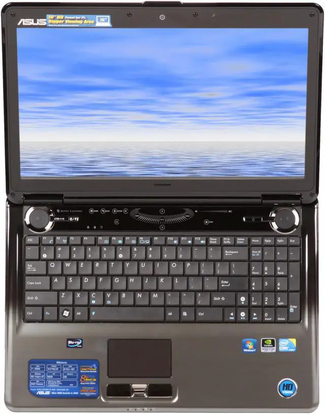 Alt view image 6 of 8 - ASUS Laptop Intel Core i7-720QM 4GB Memory 500GB HDD NVIDIA GeForce GT 240M 16.0" Windows 7 Home Premium M60J-A1