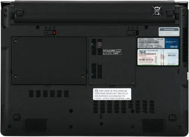 Alt view image 7 of 8 - ASUS Laptop UL30 Series Intel Core 2 Duo SU7300 4GB Memory 320GB HDD Intel GMA 4500MHD 13.3" Windows 7 Home Premium UL30A-X4