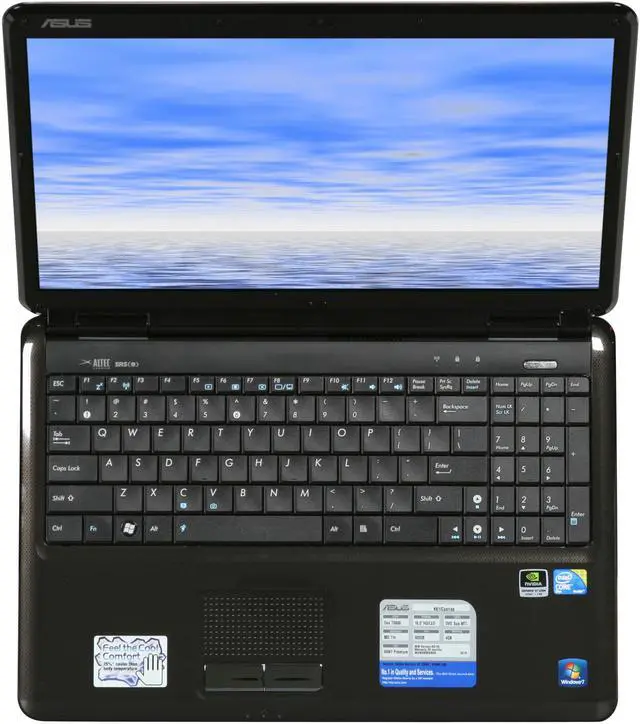 Alt view image 6 of 8 - ASUS Laptop Intel Core 2 Duo T6600 4GB Memory 320GB HDD NVIDIA GeForce GT 220M 16.0" Windows 7 Home Premium K61IC-X1