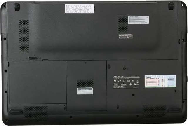 Alt view image 7 of 8 - ASUS K70 Series 17.3" Intel Core 2 Duo T6600 4GB Memory Windows 7 Home Premium 64-bit K70IC-X1
