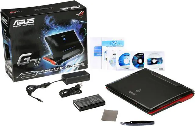 Alt view image 8 of 8 - ASUS Laptop G Series Intel Core 2 Duo P8700 6GB Memory 640GB HDD NVIDIA GeForce GTX 260M 17.0" Windows 7 Home Premium 64-bit G71Gx-X2