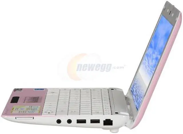 Alt view image 3 of 8 - ASUS Eee PC Seashell 1005HA-MU17-PI Rose Pink Intel Atom N270(1.60 GHz) 10.1" WSVGA 1GB Memory 250GB HDD Netbook
