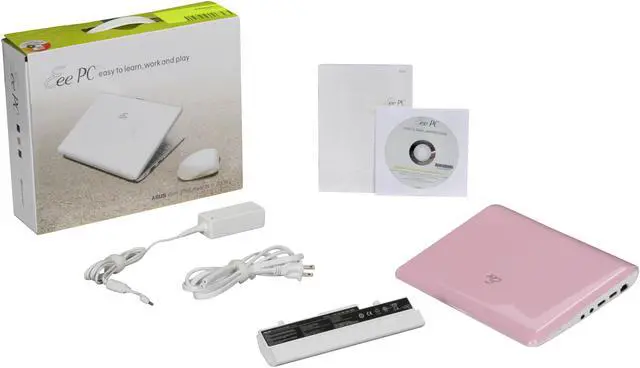 Alt view image 8 of 8 - ASUS Eee PC Seashell 1005HA-MU17-PI Rose Pink Intel Atom N270(1.60 GHz) 10.1" WSVGA 1GB Memory 250GB HDD Netbook