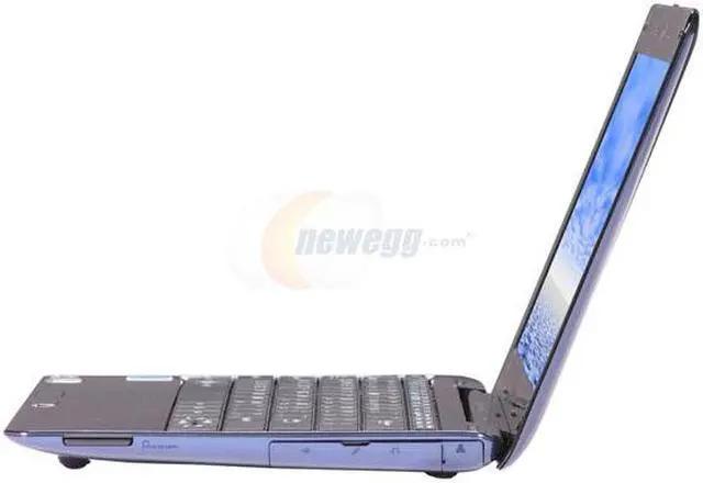 Alt view image 2 of 8 - ASUS Eee PC Seashell 1008HA-MU17-BU Pearl Blue Intel Atom N280(1.66 GHz) 10.1" WSVGA 1GB Memory 250GB HDD Netbook