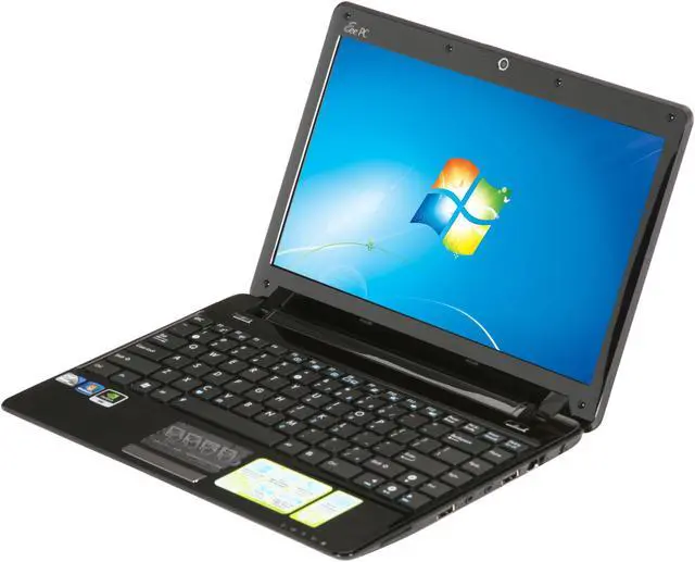 Alt view image 2 of 8 - ASUS Eee PC 1201N-PU17-BK Black Intel Atom N330(1.60 GHz) 12.1" WXGA 2GB Memory 250GB HDD NetBook