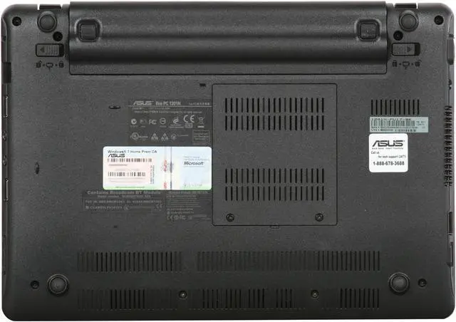 Alt view image 7 of 8 - ASUS Eee PC 1201N-PU17-BK Black Intel Atom N330(1.60 GHz) 12.1" WXGA 2GB Memory 250GB HDD NetBook