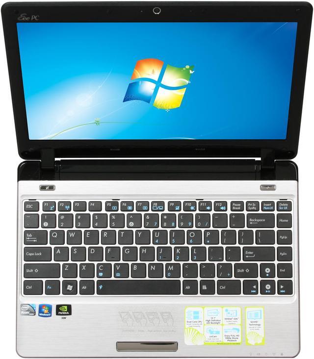 Alt view image 6 of 8 - ASUS Eee PC 1201N-PU17-SL Silver Intel Atom N330(1.60 GHz) 12.1" WXGA 2GB Memory 250GB HDD NetBook