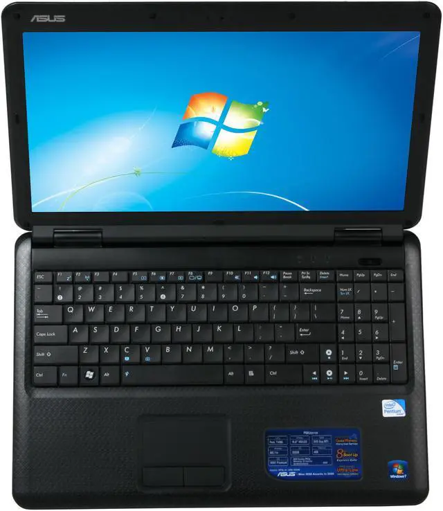 Alt view image 6 of 8 - ASUS Laptop Intel Pentium T4300 4GB Memory 320GB HDD Intel GMA 4500M 15.6" Windows 7 Home Premium 64-bit P50IJ-X1