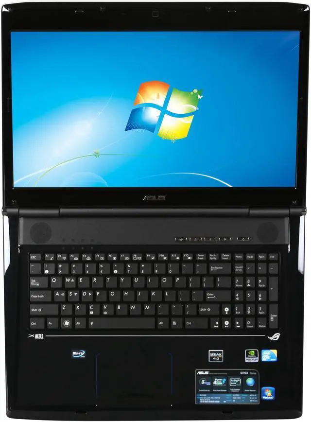 Alt view image 6 of 8 - ASUS Laptop G Series Intel Core 2 Quad Q9000 6GB Memory 1TB HDD NVIDIA GeForce GTX 260M 17.3" Windows 7 Home Premium 64-bit G72Gx-A1