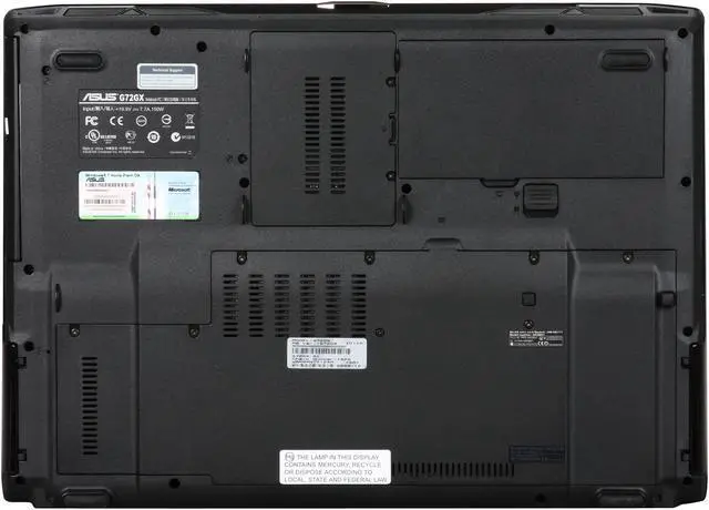 Alt view image 7 of 8 - ASUS Laptop G Series Intel Core 2 Quad Q9000 6GB Memory 1TB HDD NVIDIA GeForce GTX 260M 17.3" Windows 7 Home Premium 64-bit G72Gx-A1