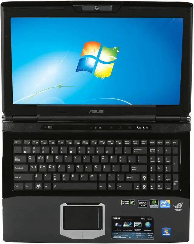 Alt view image 6 of 8 - ASUS Laptop G Series Intel Core i7-720QM 4GB Memory 640GB HDD NVIDIA GeForce GTX 260M 15.6" Windows 7 Home Premium 64-bit G51J-3D