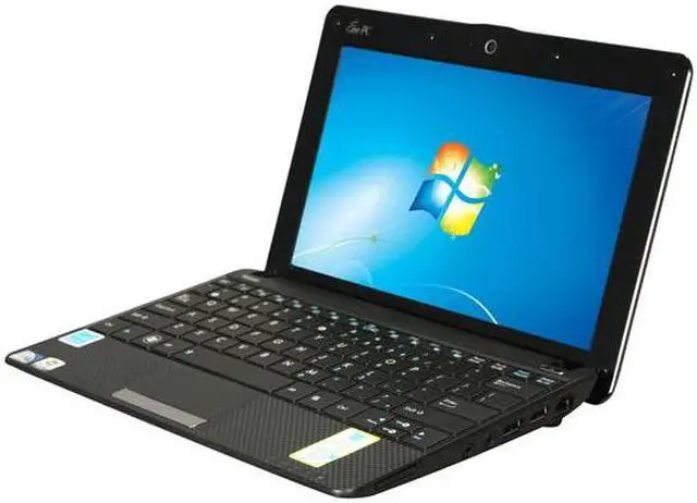 Alt view image 2 of 8 - ASUS Eee PC 1001P-MU17-BK Black (texture) Intel Atom N450(1.66 GHz) 10.1" WSVGA 1GB Memory 160GB HDD Netbook