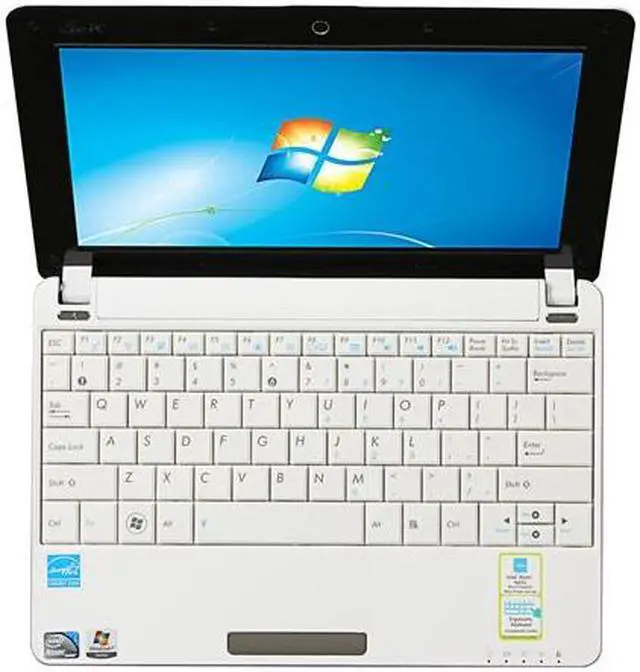 Alt view image 6 of 7 - ASUS Eee PC 1001P-PU17-WT White (texture) Intel Atom N450(1.66 GHz) 10.1" WSVGA 1GB Memory 250GB HDD Netbook