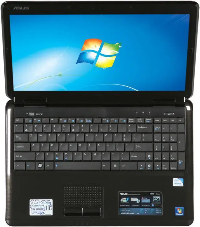 Alt view image 6 of 8 - ASUS Laptop K50 Series Intel Pentium T4400 4GB Memory 320GB HDD Intel GMA 4500M 15.6" Windows 7 Home Premium 64-bit K50IJ-H1